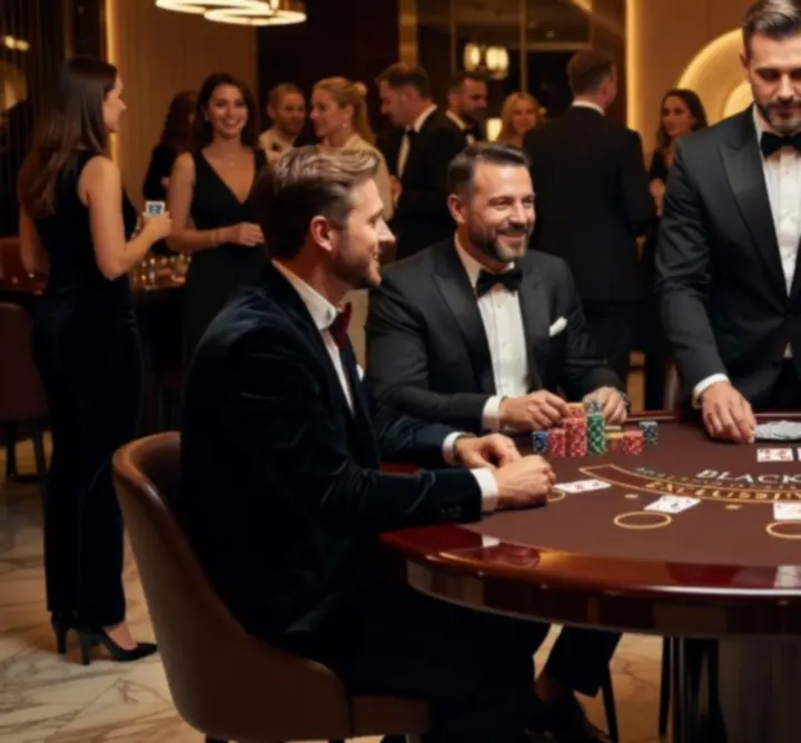 Stół do blackjacka jako atrakcja eventowa