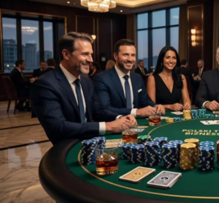 Wieczór pokerowy dla biznesu w eleganckiej przestrzeni eventowej