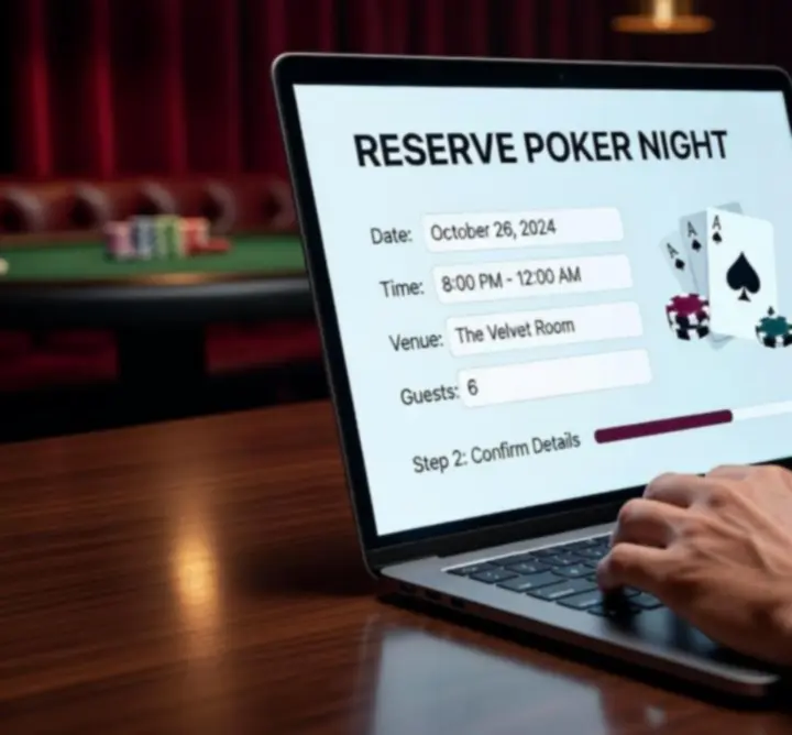 Rezerwacja wieczoru pokerowego na mobilny event